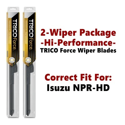 Limpiaparabrisas de alto rendimiento de 2 piezas para Isuzu NPR-HD 1999+ - 25200x2 Foto 1 de 4