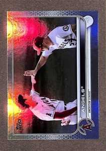 2022 Topps Series 1 #159 You are bidding oAngels Team Trout Ohtani Rainbow Foil