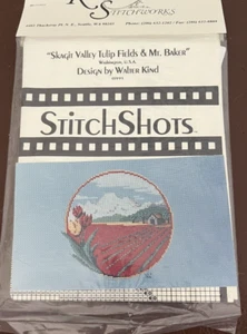 Kind Stitchworks "SKAGIT VALLEY MT BAKER" StitchShots Cross Stitch PATTERN CHART - Picture 1 of 3