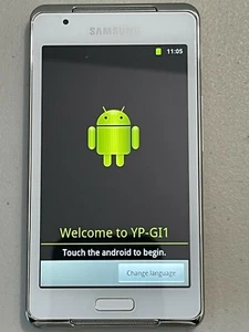 Reproductor de MP3 WMA WAV WMA medios digitales Samsung Galaxy S WiFi 4.2 YP-GI1CW blanco (8 GB) - Imagen 1 de 10