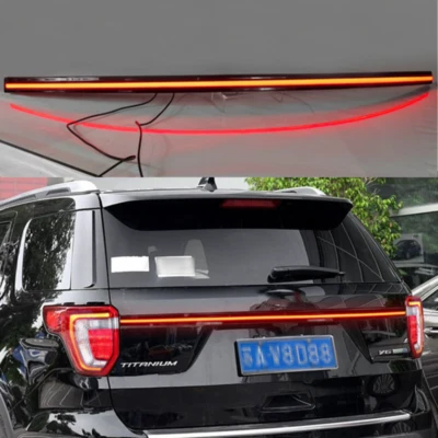 Динамический сквозной светодиодный задний фонарь для задней двери багажника подходит для Ford Explorer 16-19 - Изображение 1 из 4