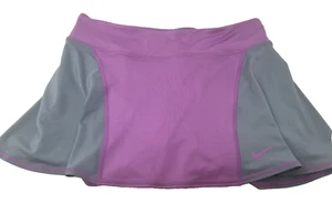 NEW NIKE [M] Women Flouncy Knit DRI-FIT Tennis/Golf Skort-Lilac/Grey 620842-510 - Picture 1 of 2