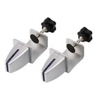 2X(Sneeze Guard Clamp Bracket Desk Partition Clamp for 1/8Inch to 1Inch3331