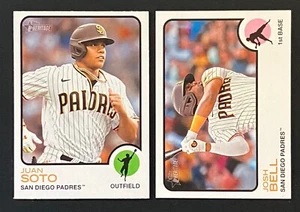 2022 Topps Heritage High Number Juan Soto + Josh Bell San Diego Padres - Picture 1 of 1