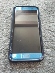 Samsung Galaxy S7 Edge G935F - 32GB - Blue (Unlocked) Smartphone single Sim - Picture 1 of 7