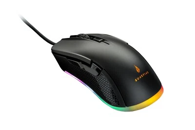 SureFire Buzzard Claw Gaming Mouse with LED RGB 6-Button 7200 dpi Black - Image 1 of 4