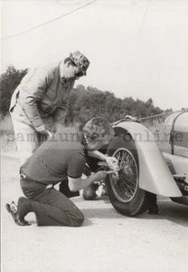 DELHAYE avería con conde Hohenlohe Langenburg fotografía coche clásico - Imagen 1 de 2