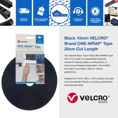 Double Sided Hook & Loop VELCRO® GENUINE ONE-WRAP Reusable Ties