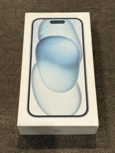 Apple iPhone 15 Blue - Empty Box ONLY - Photo 1 sur 6