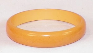Butterscotch Bakelit Armreif Armband dick abgerundet Vintage Retro #26 - Bild 1 von 3