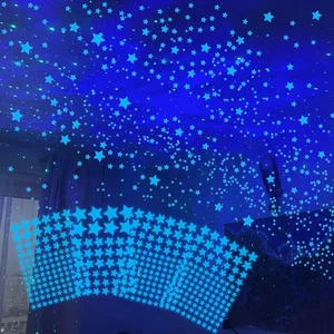 421 Stück Glow in the Dark Sterne für Deckenaufkleber, Glow in the Dark Wandaufkleber - Bild 1 von 8