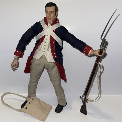 "Figura Sideshow 12"" Revolución Americana Regimiento Delaware Soldado Continental" Foto 1 de 4