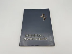 FERRARI MONDIAL QV 1982 INSTRUCTIONS MANUAL | OWNERS MANUAL | POUCH BOOK #241/82 - Picture 1 of 9