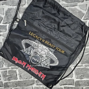 Iron Maiden Legacy of the Beast Tour Drawstring Bag Rucksack (August 2018) - Neu - Bild 1 von 9