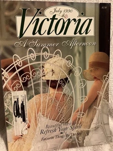 Victoria Magazine July 1990 A Summer Afternoon Refresh Your Spirit - Picture 1 of 3