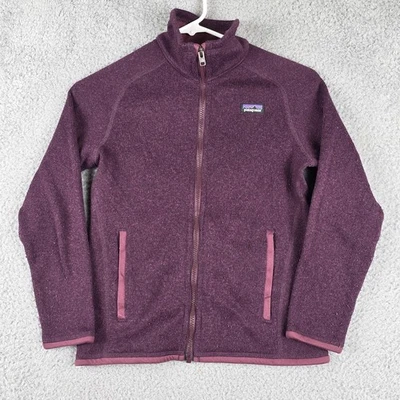Chaqueta Patagonia Niños 10 Mediana Púrpura Polar Mejor Suéter Cremallera Completa Foto 1 de 4