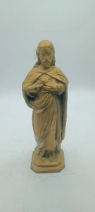 Statua Gesù 8" oro vintage statuina vuota.  - Foto 1 di 7