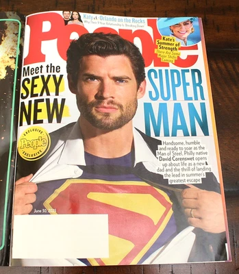 People Magazine MEET SEXY NEW SUPERMAN David Corenswet 6/3/25 No Address - Image 1 of 4