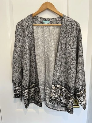 Blue Illusion Mujer Cárdigan Kimono Top Multicolor. Talla única Foto 1 de 4