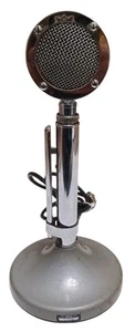 Vintage Astatic Corp Model D-104 Lollipop Microphone / G Type Stand CB Ham Radio - Photo 1/11