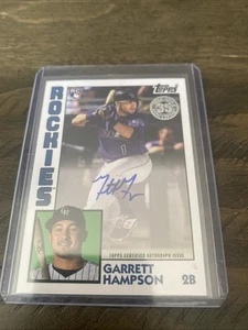 2019 Topps Update Series 1984 Topps Baseball Autographs #84A-GH Garrett Hampson - Picture 1 of 1