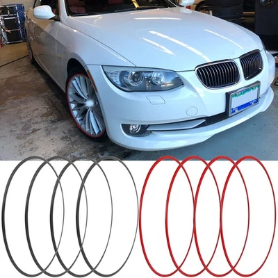 Protector de llanta de aluminio para 3 series E90 E91 E92 4 piezas Foto 1 de 4