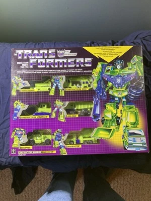 孩之宝变形金刚:G1 Reissue Constructicon DEVASTATOR 沃尔玛独家全新带盒 — 第 1/4 张图片