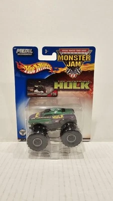 2002 Hot Wheels Monster Jam The Incredible Hulk DieCast Truck #36 Error BACkWaRD - Image 1 of 4