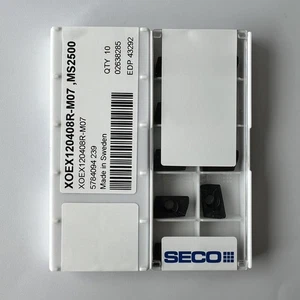 SECO / XOEX120408R-M07,MS2500 / Original genuine CNC alloy blade 10 Pcs - Picture 1 of 5