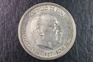 Moneda Franco 50 Pesetas 1957 *58 - EBC Franco 50 Pesetas Coin - Imagen 1 de 6