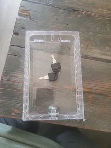 Thermostat Lock Box With Key, Clear - Picture 1 of 3