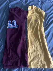 Boy’s Lot Of 2 Polo Ralph Lauren Shirts Size 14/16 - Picture 1 of 9