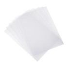 20 Mil Clear PVC Binding Covers, 10 Pcs for Report, Transparent
