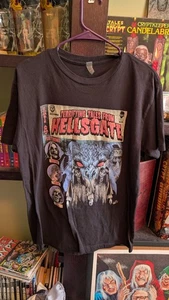 Hells Gate Haunted House T Shirt Black Army Horror Tales From The Crypt Large - Picture 1 of 7