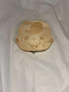 Baby Tooth Box Tooth Holder Kids Keepsake Organizer Gift Wooden Tooth - Picture 1 of 4