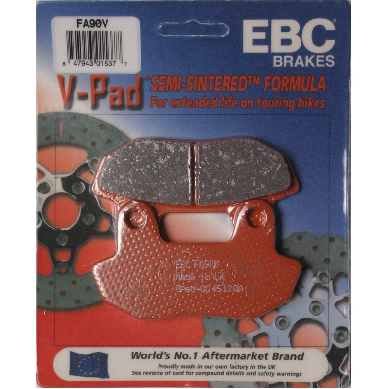 EBC Semi Sintered V Brake Pads Honda Cm450A Hondamatic 1983 - Imagem 1 de 1