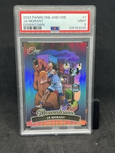2023 Panini One and One Downtown #1 Ja Morant SSP CASE HIT PSA 9 - Picture 1 of 2