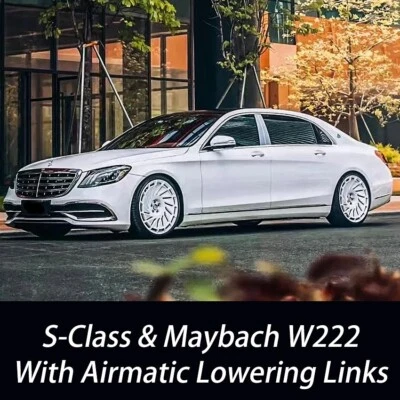 for MERCEDES BENZ S Maybach S560 W222 ADJUSTABLE LOWERING LINKS SUSPENSION KIT - Imagen 1 de 4
