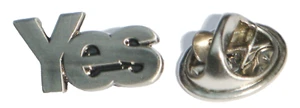 Yes Referendum Vote Pin Badge Election Ballot Brooch - Picture 1 of 1