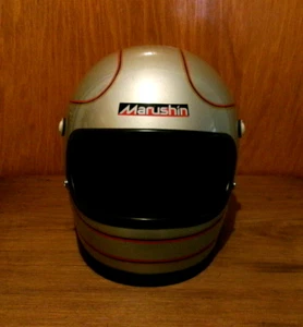 Vintage 1983 *Marushin* Full Face Motorcycle Helmet ~ Size M 7-1/8 Made Japan - Picture 1 of 13