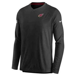 Arizona Cardinals Nike Sideline Coach Long Sleeve V-Neck T-Shirt Men's 2022 New - Picture 1 of 3