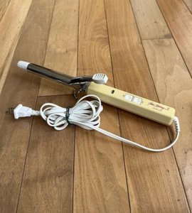 Vintage Jheri Redding II CURLING IRON Auto Off Model JRK2655 Yellow - Picture 1 of 8