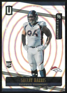 Shelby Harris RC 2019 Panini Unparalleled Whirl/129 #99 Denver Broncos - Picture 1 of 2