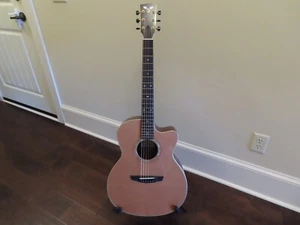 James Goodall Cedar/ Walnut Concert Jumbo Cutaway, with case. 2017 - Picture 1 of 24