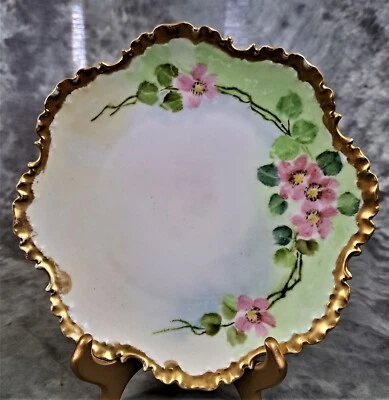 PLATO VINTAGE ROSENTHAL BAVARIA PINTADO A MANO 9" ¡HERMOSO! Foto 1 de 4