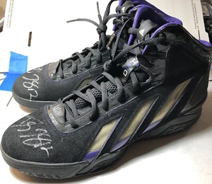 Signed Dwight Howard Adidas Team Issued Lakers Basketball Shoes Size 17 - Picture 1 of 11