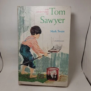 The Adventures Of Tom Sawyer by Mark Twain Vintage 1965 Hardcover - Unabridged - Picture 1 of 5