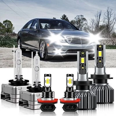 Kit de 6 luces antiniebla LED de haz alto y bajo para Mercedes-Benz S400 2010 Foto 1 de 4