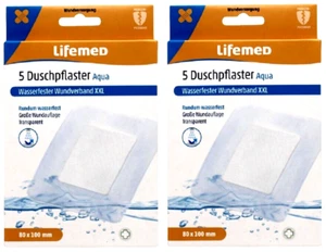 Duschpflaster Aqua 10x wasserfester Wundverband 8x10 cm steril latexfrei NEU - Bild 1 von 4