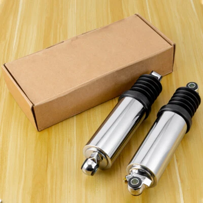 Par de amortiguadores traseros cromados para Harley Road King FLHRCI 2000-2006 Foto 1 de 4